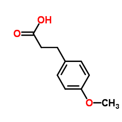 3-(4-Methoxyphenyl)propanoic acid structure