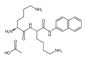 H-Lys-Lys-βNA acetate salt structure
