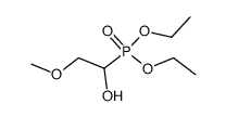 diethyl 1-hydroxy-2-methoxyethylphosphonate结构式
