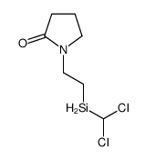 1-[2-(dichloromethylsilyl)ethyl]pyrrolidin-2-one Structure