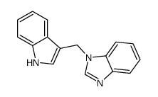 1-(1H-indol-3-ylmethyl)benzimidazole Structure