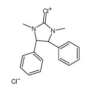 (4S,5S)-2-氯-1,3-二甲基-4,5-二苯基-1-氯化咪唑翁结构式