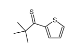 2,2-dimethyl-1-thiophen-2-ylpropane-1-thione结构式