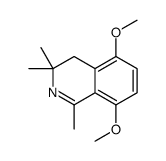 5,8-dimethoxy-1,3,3-trimethyl-4H-isoquinoline结构式