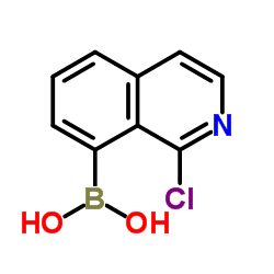 1-氯异喹啉-8-硼酸结构式
