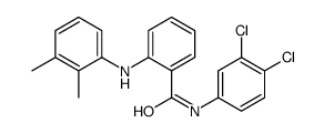 N-(3,4-dichlorophenyl)-2-(2,3-dimethylanilino)benzamide Structure