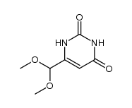 6-(dimethoxymethyl)uracil Structure