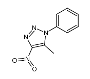 5-methyl-4-nitro-1-phenyl-1H-[1,2,3]triazole结构式