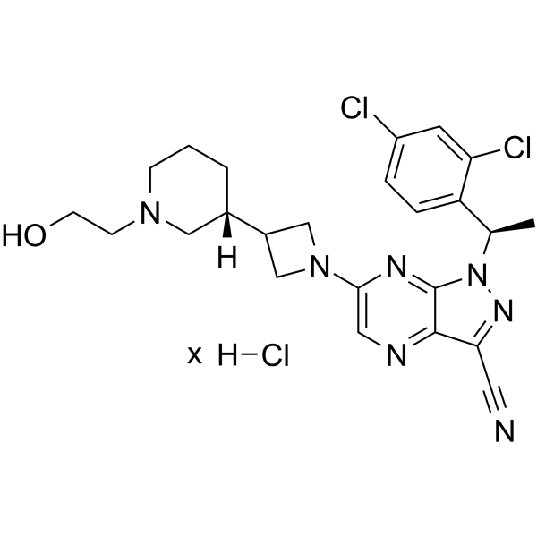 CCR4 antagonist 3 hydrochloride结构式