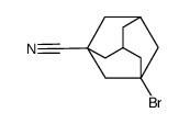 3-bromo-1-adamantanecarbonitrile结构式