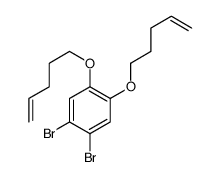 1,2-dibromo-4,5-bis(pent-4-enoxy)benzene Structure