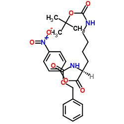 Nα-Z-Nepsilon-Boc-L-赖氨酸4-硝基苯酯结构式
