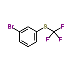 3-(三氟甲基硫代)溴苯结构式