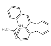 Acetamide,N-[2-(9H-fluoren-9-ylidenemethyl)phenyl]- Structure