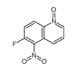 6-fluoro-5-nitro-1-oxidoquinolin-1-ium Structure