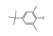5-tert-butyl-2-fluoro-1,3-dimethylbenzene Structure