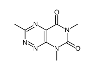 3,6,8-trimethylpyrimido[5,4-e][1,2,4]triazine-5,7-dione Structure