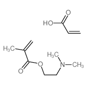 2-dimethylaminoethyl 2-methylprop-2-enoate; prop-2-enoic acid Structure