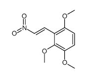 1,2,4-trimethoxy-3-[(E)-2-nitroethenyl]benzene结构式
