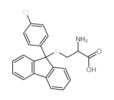 L-Cysteine,S-[9-(4-chlorophenyl)-9H-fluoren-9-yl]- structure