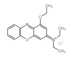 diethyl(3H-1-ethoxy-3-phenoxazinylidene)ammonium chloride picture