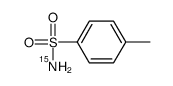 对甲苯磺酰胺-15N结构式