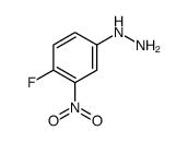 (4-氟-3-硝基苯基)-肼结构式