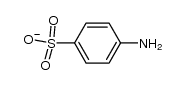 anion of p-aminobenzenesulfonic acid结构式