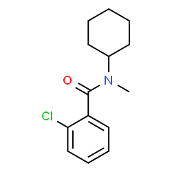 2-Chloro-N-cyclohexyl-N-methylbenzamide Structure