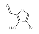 4-Bromo-3-methylthiophene-2-carbaldehyde Structure