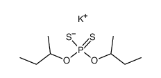 Phosphorodithioic acid, O,O-bis(1-methylpropyl) ester, potassium salt结构式