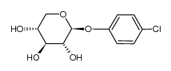 p-Chlorophenyl-β-D-xyloside结构式
