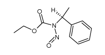 ethyl [(S)-(-)-1-phenylethyl]-nitrosocarbamate Structure