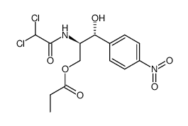 (2'R,3'R)-chloramphenicol 3'-propanoate结构式