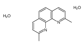 2,9-dimethyl-1,10-phenanthroline,dihydrate Structure