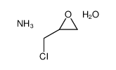 azanium,2-(chloromethyl)oxirane,hydroxide Structure