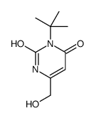 3-tert-butyl-6-(hydroxymethyl)-1H-pyrimidine-2,4-dione Structure