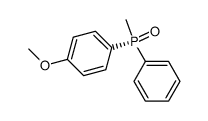 (R)-methylphenyl-o-anisylphosphine oxide结构式