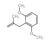 3-(2,6-DIMETHOXYPHENYL)-2-METHYL-1-PROPENE结构式