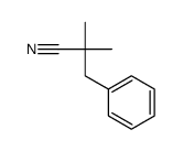 2,2-dimethyl-3-phenylpropanenitrile Structure