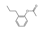 o-propylphenyl acetate Structure