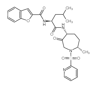 N-[(1S)-1-[[[(4R,7S)-六氢-7-甲基-3-氧代-1-(2-吡啶磺酰基)-1H-氮杂卓-4-基]氨基]甲酰基]-3-甲基丁基]-2-苯并呋喃甲酰胺结构式