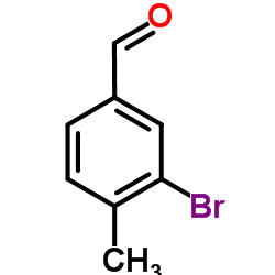 3-溴-4-甲基苯甲醛结构式