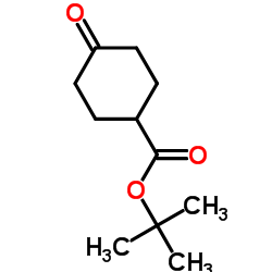 4-氧代环己烷羧酸叔丁酯结构式