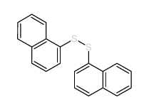 Disulfide,di-1-naphthalenyl Structure