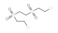 1,2-Bis((2-chloroethyl)sulfonyl)ethane Structure