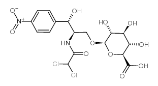 氯霉素3-O-β-D-葡糖醛酸结构式