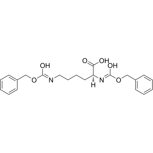 |N,N|'-双苄氧羰基-L-赖氨酸结构式