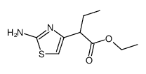 乙基2-(2-氨基噻唑-4-基)丁酯结构式