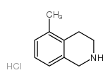 5-甲基-1,2,3,4-四氢异喹啉盐酸盐结构式